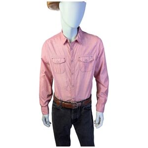 Y2K Guess Western Pearl Snap Shirt |Cowboy Rodeo | Size Large